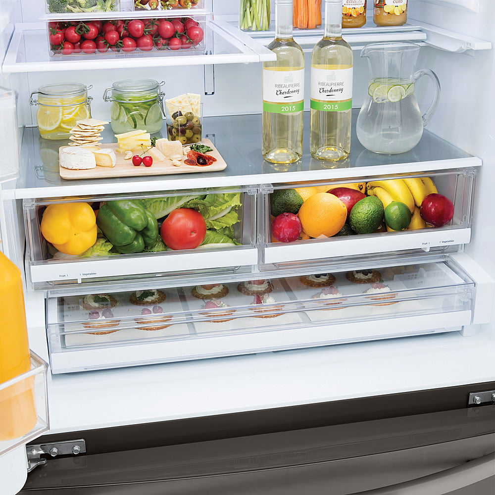 29 Cu. Ft. 4-Door French Door Smart Refrigerator with Water Dispenser