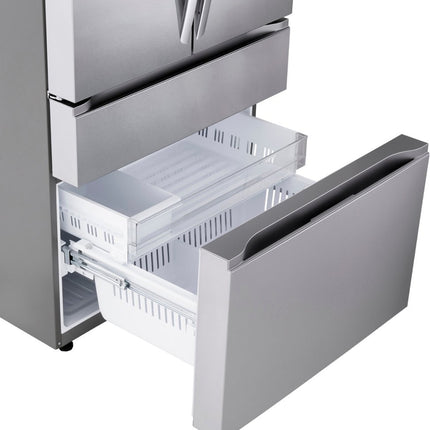 LG 29.6 Cu. Ft. 4-Door French Door Smart Refrigerator with Full-Convert Drawer