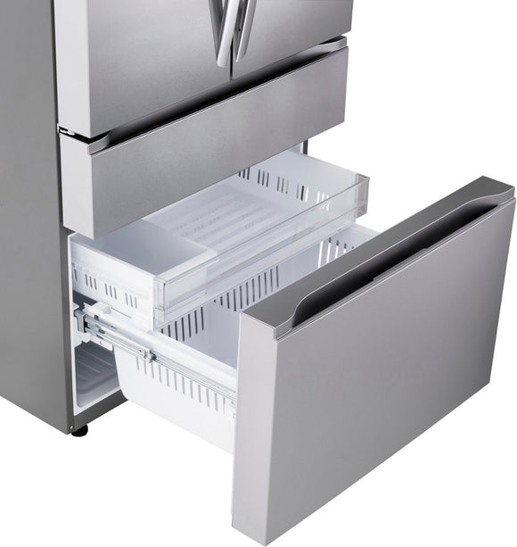 LG 29.6 Cu. Ft. 4-Door French Door Smart Refrigerator with Full-Convert Drawer