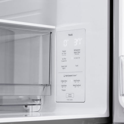 LG 28.6 Cu. Ft. 4-Door French Door Smart Refrigerator with Full-Convert Drawer