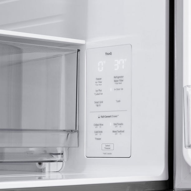 LG 28.6 Cu. Ft. 4-Door French Door Smart Refrigerator with Full-Convert Drawer