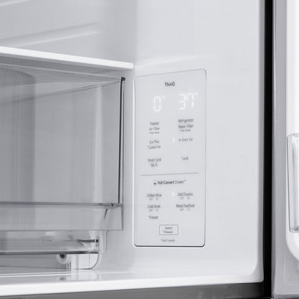 LG 28.6 Cu. Ft. 4-Door French Door Smart Refrigerator with Full-Convert Drawer