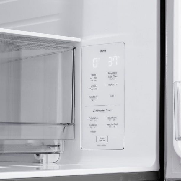 LG 28.6 Cu. Ft. 4-Door French Door Smart Refrigerator with Full-Convert Drawer