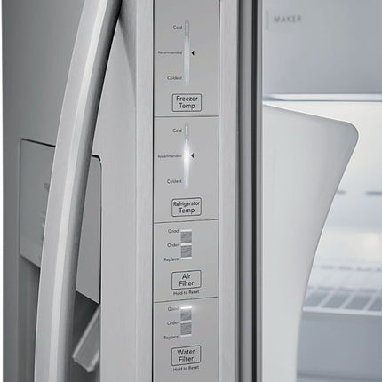 $649 PICKUP! Frigidaire 36 in. 25.6 cu. ft. Side by Side Refrigerator