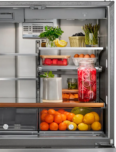 KitchenAid 25.8 Cu. Ft. 5-Door French Door Refrigerator with Exterior Ice & Water Dispenser