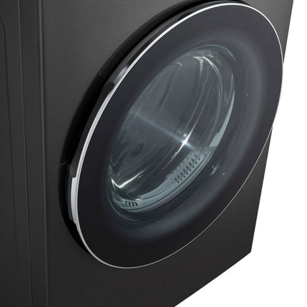 7.4 cu. ft. Smart Electric Dryer with TurboSteam and AI Sensor in Black Steel