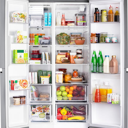 LG 28 cu. ft. Side by Side Refrigerator with External Water in Stainless Standard Depth