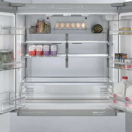 Bosch 800 Series 36" Counter-Depth French Door Refrigerator with FlexBar and NoFrost