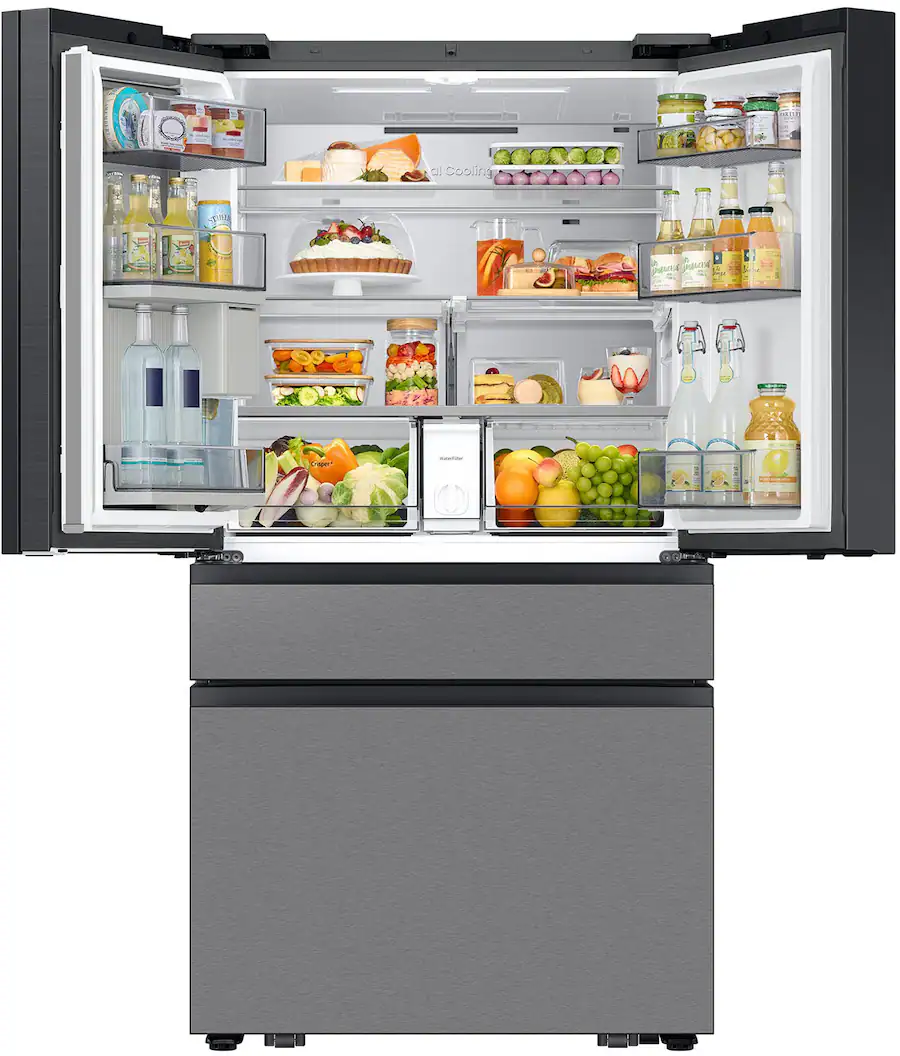 Samsung Bespoke 29 Cu. Ft 4-Door French-Door Refrigerator – AI Family Hub™+, AI Vision Inside™