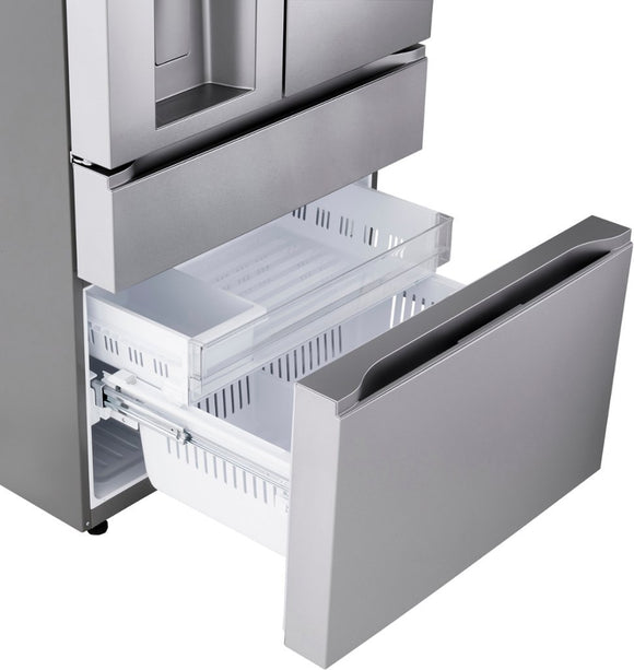 LG 29.6 Cu. Ft. 4-Door French Door Smart Refrigerator with Full-Convert Drawer