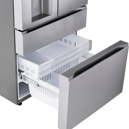 LG 28.6 Cu. Ft. 4-Door French Door Smart Refrigerator with Full-Convert Drawer