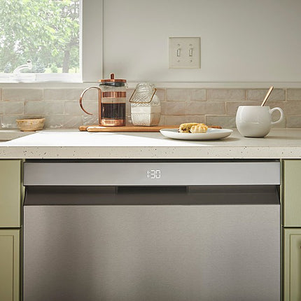 LG - 23.75in Top Control Smart Built-In Stainless Steel Tub Dishwasher with 3rd Rack and QuadWash Pro
