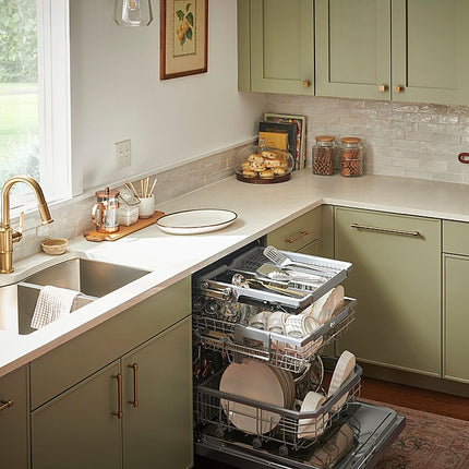 LG - 23.75in Top Control Smart Built-In Stainless Steel Tub Dishwasher with 3rd Rack and QuadWash Pro
