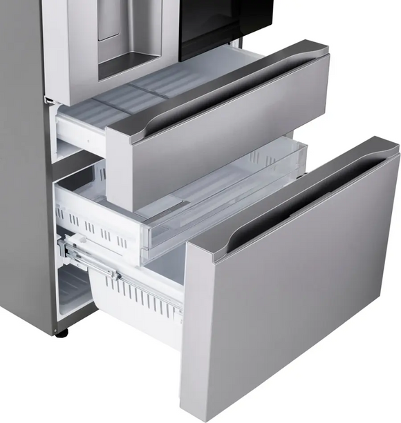 LG 29 Cu. Ft. French Door Refrigerator – InstaView®, Convertible Drawer & Smart WiFi