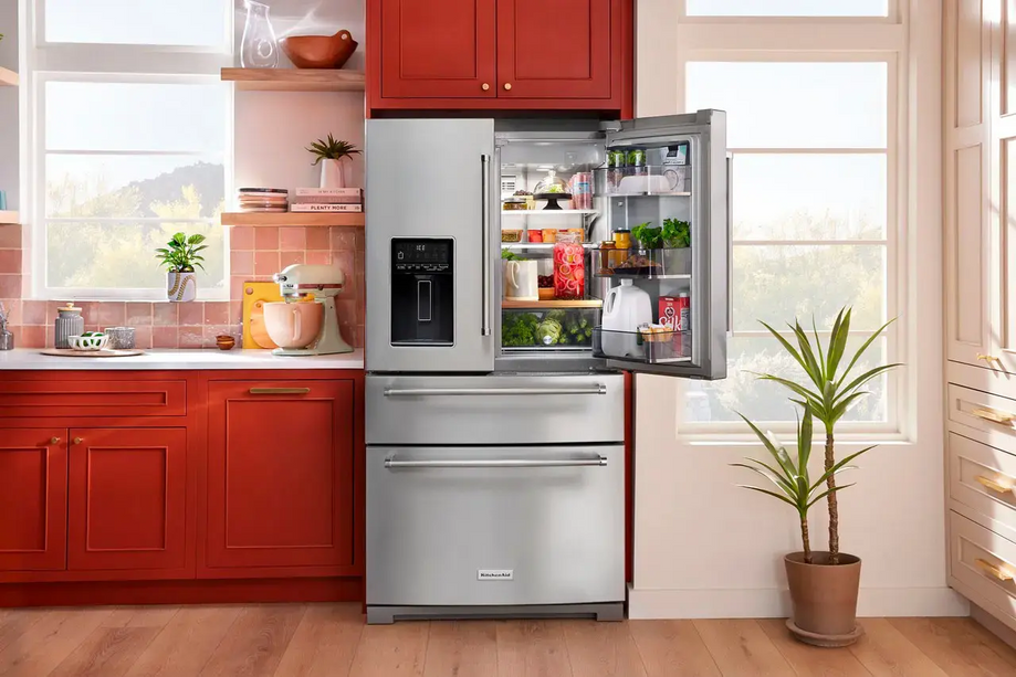 KitchenAid 25.8 Cu. Ft. 5-Door French Door Refrigerator with Exterior Ice & Water Dispenser