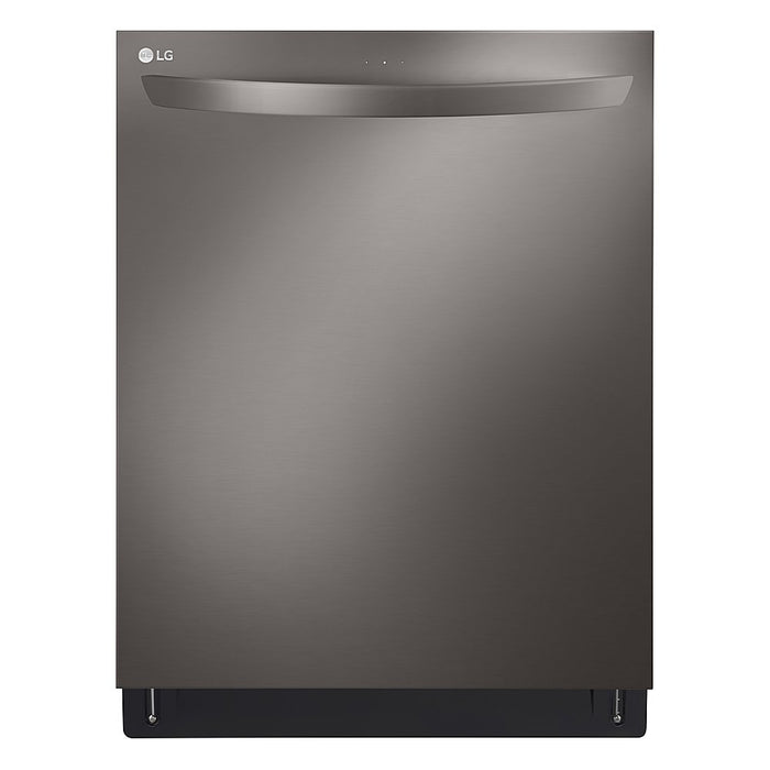 LG 24 in. in PrintProof Black Stainless Steel Top Control Dishwasher with TrueSteam, QuadWash and Dynamic Dry