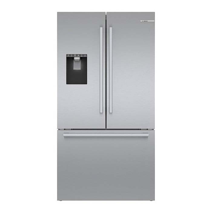 Bosch 500 Series 26 Cu. Ft. French Door Smart Refrigerator with External Water and Ice