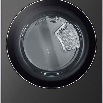 7.4 cu. ft. Smart Electric Dryer with TurboSteam and AI Sensor in Black Steel