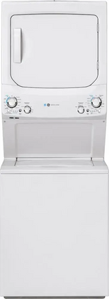 $849 PICKUP! GE – 27" Unitized Spacemaker® Laundry Center | 3.9 cu. ft. Washer & 5.9 cu. ft. Dryer