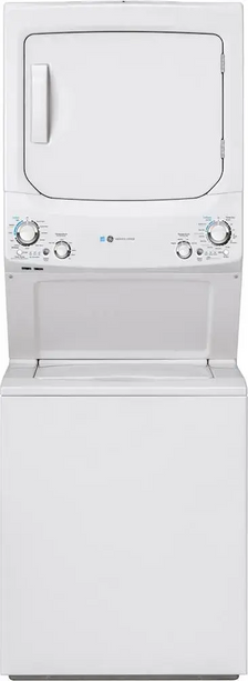 $849 PICKUP! GE – 27" Unitized Spacemaker® Laundry Center | 3.9 cu. ft. Washer & 5.9 cu. ft. Dryer
