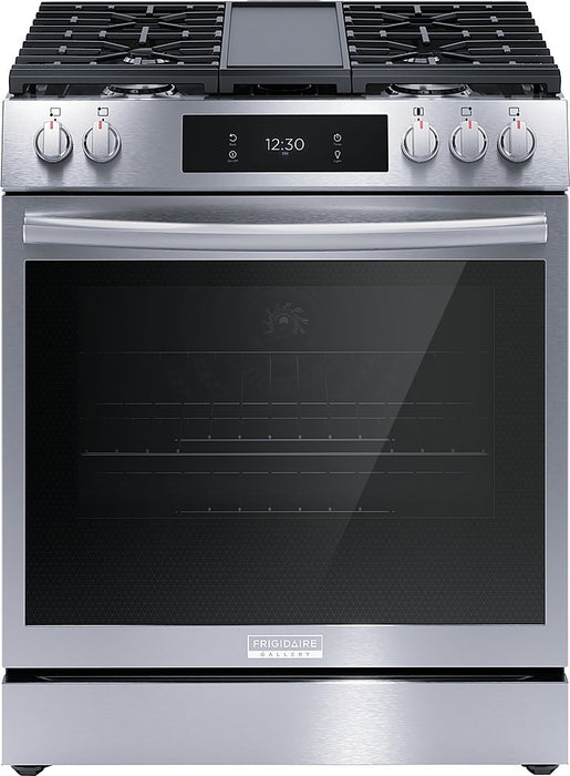 Frigidaire Gallery 30" 6.0 Cu. Ft. Slide-In Gas Range w/ Total Convection and Air Fry