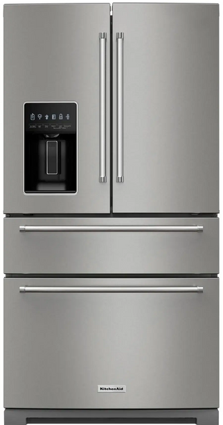 KitchenAid 25.8 Cu. Ft. 5-Door French Door Refrigerator with Exterior Ice & Water Dispenser