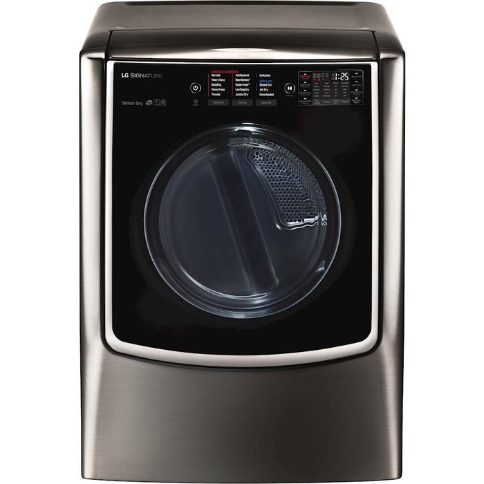 LG - SIGNATURE 9.0 Cu. Ft. Smart Electric Dryer with Steam and Sensor Dry (Never Used)