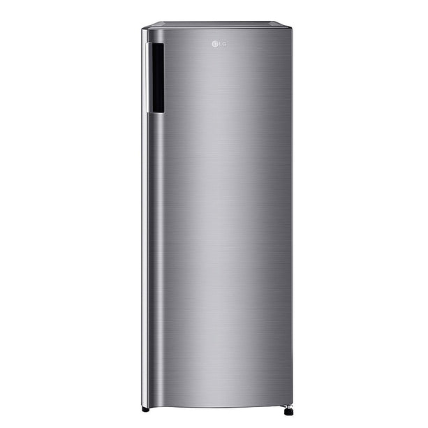 LG 6 cu. ft. Single-Door Refrigerator with Inverter Compressor and Pocket Handle in Sleek Platinum Silver