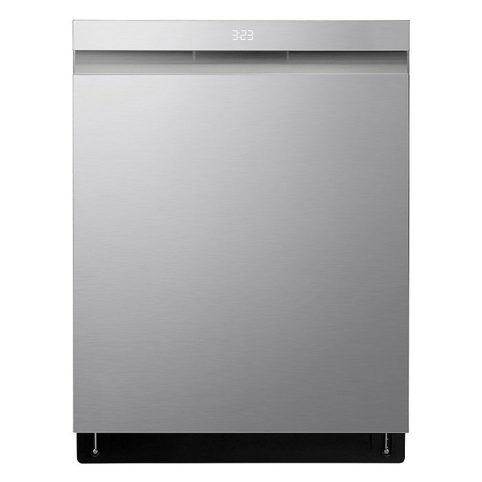 LG - 23.75in Top Control Smart Built-In Stainless Steel Tub Dishwasher with 3rd Rack and QuadWash Pro