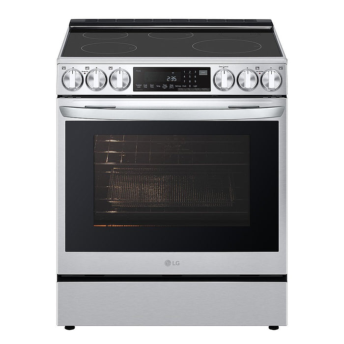 LG 6.3 cu.ft. Smart Induction Slide-in Range with ProBake Convection, Air Fry & Air Sous Vide in PrintProof Stainless Steel