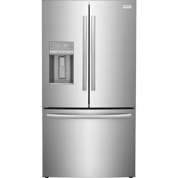 Frigidaire - Gallery 27.8 Cu. Ft. French Door Refrigerator with Adjustable Temp Drawer - Smudge Proof Stainless Steel
