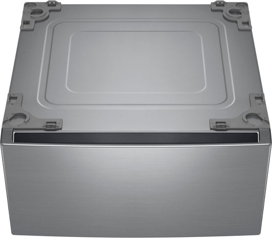 LG 27 in. Laundry Pedestal in Gray Graphite Steel with Drawer