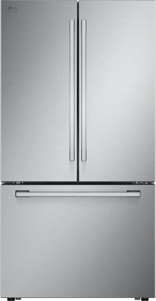 LG STUDIO 26.5 cu. ft. Counter Depth 3-Door French Door Refrigerator with Water and Ice in PrintProof Stainless Steel