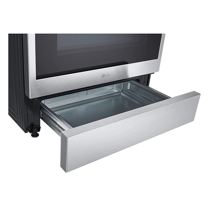 LG 6.3 cu.ft. Smart Induction Slide-in Range with ProBake Convection, Air Fry & Air Sous Vide in PrintProof Stainless Steel