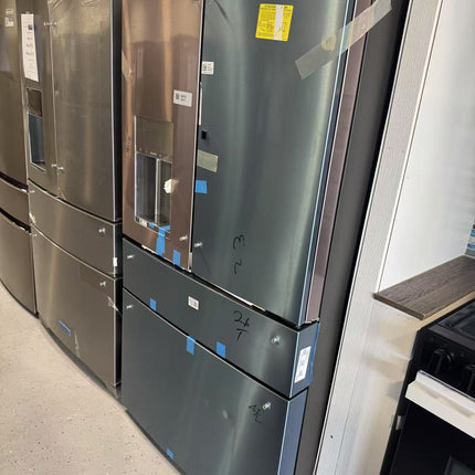 GE Profile - 27.9 Cu. Ft. 4-Door French Door Smart Refrigerator with Door-In-Door - Stainless steel