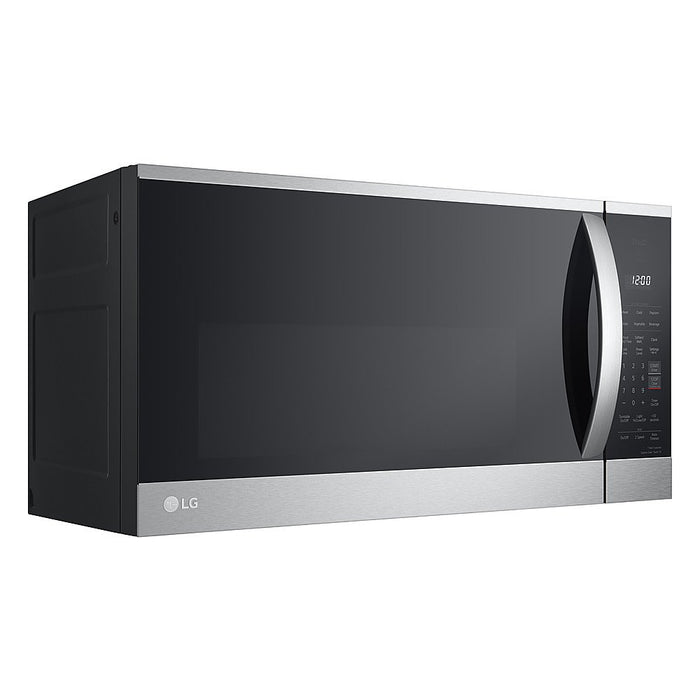 LG 1.8 cu. ft. 30 in. W Smart Over the Range Microwave Oven with EasyClean in PrintProof Stainless Steel 1000-Watt