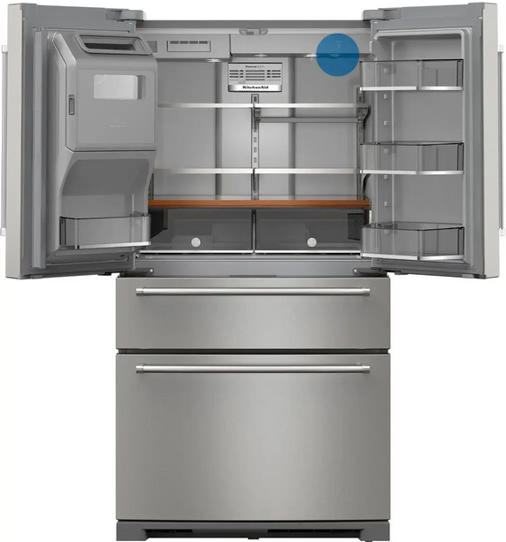 KitchenAid 25.8 Cu. Ft. 5-Door French Door Refrigerator with Exterior Ice & Water Dispenser