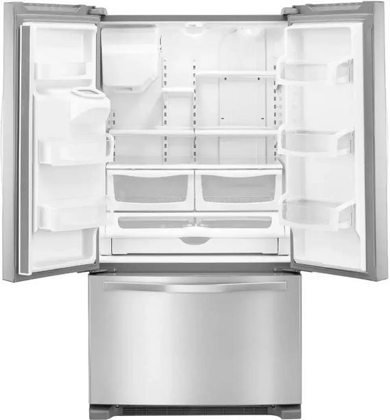 Whirlpool 25 Cu. Ft. French Door Refrigerator with Exterior Water & Ice Dispenser