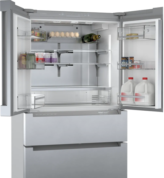 Bosch 800 Series 36" Counter-Depth French Door Refrigerator with FlexBar and NoFrost