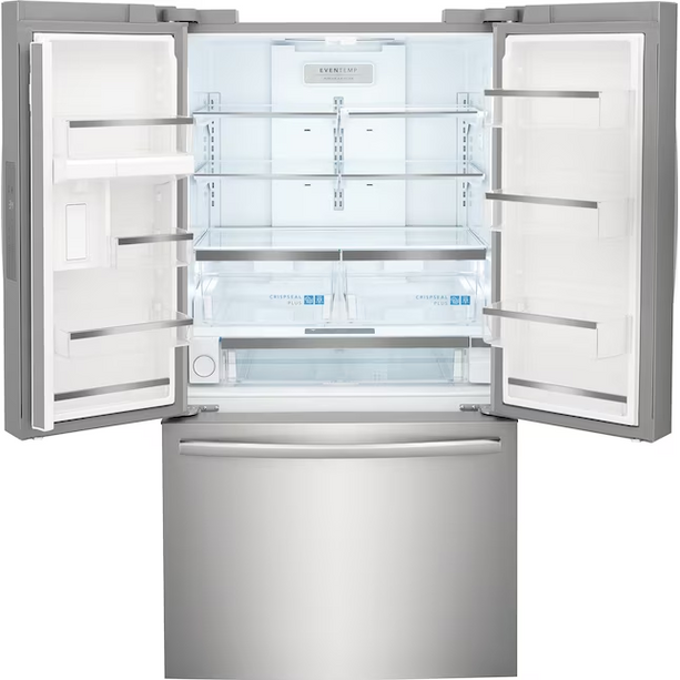 Frigidaire Gallery 36" 28.8 cu. ft. French Door Refrigerator with Ice Maker in Smudge-Proof Stainless Steel - (Model #: GRFN2853AF)