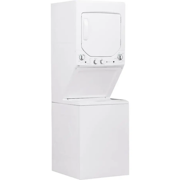 $849 PICKUP! GE GUD24 Series – 24" Unitized Spacemaker®  Laundry Center | 2.3 cu. ft. Washer & 4.4 cu. ft. Electric Dryer