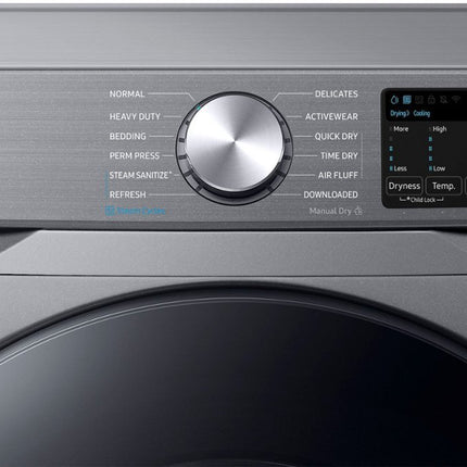 Samsung 7.5 cu. ft. Smart Stackable Vented Electric Dryer with Steam Sanitize+