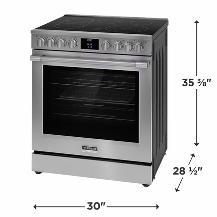 Frigidaire Professional 30" Slide-In Electric Range with Air Fry & Total Convection