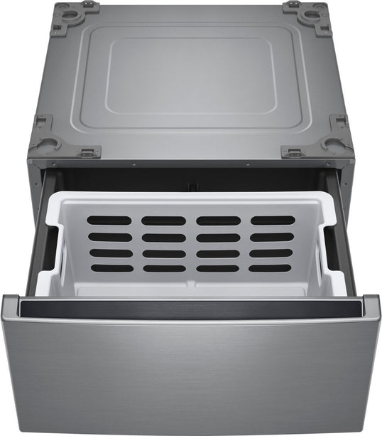 LG 27 in. Laundry Pedestal in Gray Graphite Steel with Drawer