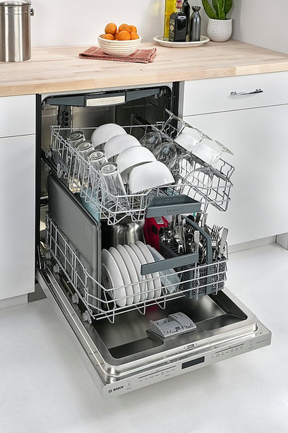 Bosch SHX78CC5UC 800 Series 24" Top Control Dishwasher with CrystalDry™ & 3rd Rack