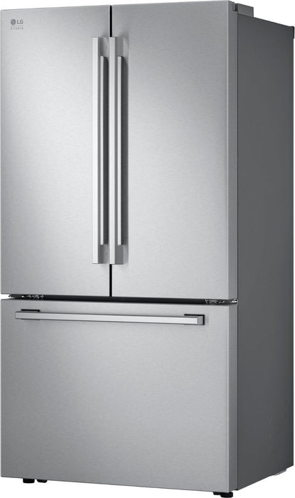 LG STUDIO 26.5 cu. ft. Counter Depth 3-Door French Door Refrigerator with Water and Ice in PrintProof Stainless Steel