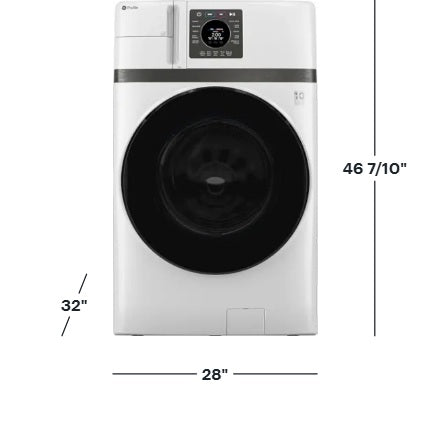 GE Profile 4.6 Cu. Ft. UltraFast All-In-One Washer Dryer Combo – Ventless Heat Pump, SmartDispense™, WiFi