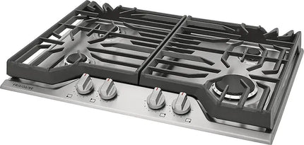 Frigidaire 30" Gas Cooktop – 4-Burner Sealed with SpillSafe & Continuous Grates