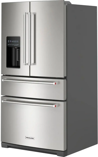 KitchenAid 25.8 Cu. Ft. 5-Door French Door Refrigerator with Exterior Ice & Water Dispenser