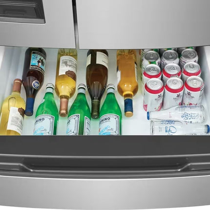 Frigidaire FRMS274TAV 26 Cu. Ft. 4‑Door Refrigerator – Custom‑Flex Drawer & Ice + Water